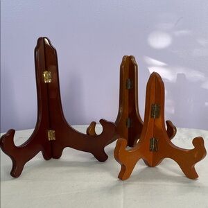 Wooden Display Easels Set